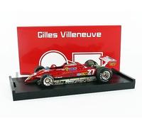 FERRARI 126C2 TURBO GP del BRASILE 1982 G.VILLENEUVE Brumm R593