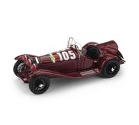 Brumm BM0078B ALFA ROMEO 2300 N.105 ACCIDENT MM 1932 T.NUVOLARI-G.B.GUIDOTTI 1:4