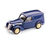 MODELLINO FURGONE STATICO DIECAST FIAT 1100E VAN 1949 BLU MODELLISMO SCALA 1/43