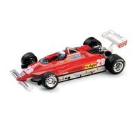 Brumm BM0268CH FERRARI 126 C2 D.PIRONI 1982 WINNER SAN MARINO GP N.28 W/PILOTE 1