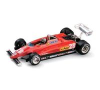 Brumm BM0288CH FERRARI 126 C2 M.ANDRETTI 1982 N.28 3rd ITALY GP 1:43 Modellino