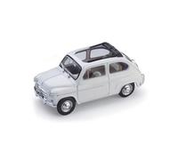 1:43 Brumm Fiat 600D Trasf.Aperta 1960 Bianco R317-12 Modellino