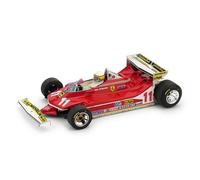 Brumm BM0576CH FERRARI 312 T5 J.SCHECKTER 1980 N.1 MONACO GP + PILOTE 1:43 Model