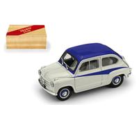 BRUMM BM0645-02 FIAT ABARTH 750 1956 GRIGIO CHIARO/TETTO A CONTRASTO FREGI BLU 1