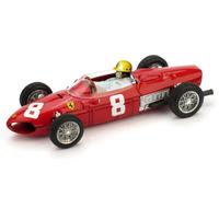 Brumm FERRARI 156 F1 RICARDO RODRIGUEZ 1961 N.8 ITALY GP W/PILOTE 1:43