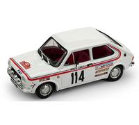 Brumm FIAT 127 N.114 ABANDON RALLY MONTE CARLO 1973 DONGUES-SAULIES 1:43