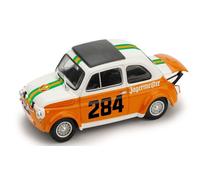 1:43 BRUMM Fiat 500 Abarth 695Ss Jagermeister #284 Colle Maddalena 1973 R496