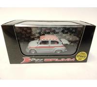 MODELLINO AUTO STATICO BRUMM FIAT 1000 ABARTH BERLINA CORSA 1966 SCALA 1/43