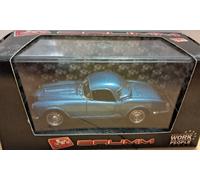 MODELLINO AUTO STATICO LANCIA AURELIA B24 SPIDER HARD TOP 1955 BLU SCALA 1:43