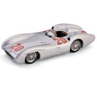 MODELLINO AUTO F1 STATICO BRUMM MERCEDES W196 KLING 1954 #22 FRANCE GP 1/43