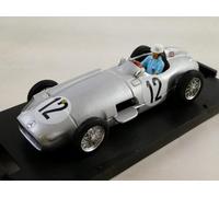 Brumm Mercedes W196 #12 Stirling Moss winner british GP 1955 1/43 R072C-CH722