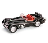 Brumm MODELLINO in Scala Compatibile con Jaguar XK 120 Spider N.607 Rally Alpi 1953 1:43 BM0164