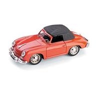 Brumm MODELLINO in Scala Compatibile con Porsche 356 Speedster Chiusa Soft Top 1952 Rosso 1:43 BM0118-03