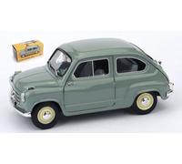 BRUMM SCALA 1:43 MODELLINO AUTO STATICO FIAT 600 1A SERIE 1955-1969 VERDE CHIARO
