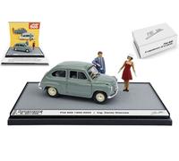 BRUMM SCALA 1:43 MODELLINO AUTO STATICO FIAT 600 1A SERIE 1955 70MO ANNIVERSARIO