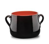 BRUNA COLI' PENTOLA MARMITTA cm 18 IN TERRACOTTA CON RIVESTIMENTO CERAMICO