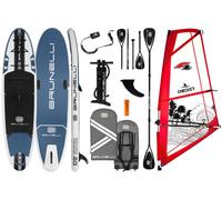 BRUNELLI 10.8 Tavola iSUP Windsurf Gonfiabile Stand Up Paddle Checker 4,5mq Rigg