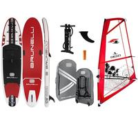 BRUNELLI 10,8 Windsurf Woven Double Layer Premium SUP Board gonfiabile Stand Up Paddle Checker 4,5 mq Rigg