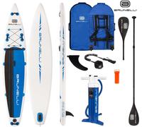 BRUNELLI 12.6 Premium SUP Touring iSUP Tavola Da Surf Doppio Strato Leash 381