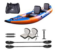 BRUNELLI 2 Persone Kajak Set Gonfiabile Drop-Stitch Kanu Kayak Giro Pedalò