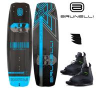 Brunelli Carbon Wakeboard Set 145Cm Board Con Jobe Maze 40-46 Wakeboard Binding