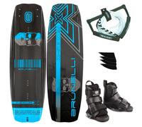 BRUNELLI Carbonio Wakeboard Package 138 CM Wake Imbragatura Wakeboardbindung