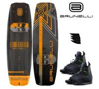 BRUNELLI Carbonio Wakeboard Set Da 138 CM Con Jobe Maze