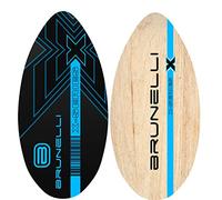 Skimboard BRUNELLI Legno Spiaggia Wood Skim Tavola 39 " (99cm) Blue