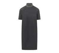 Brunello Cucinelli - Abito in French Terry - -Dresses -Donna -Grigio -S