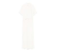 Brunello Cucinelli - Abito Lungo Beige con Colletto Polo - - Dresses - Donna - Beige - S