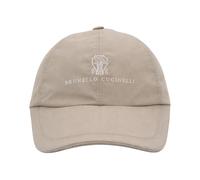 Brunello Cucinelli, ,Accessories ,unisex ,Beige ,M Logo Baseball Cap