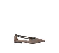 Brunello Cucinelli - Ballerine in camoscio - - Shoes - Donna - Grigio - 35 EU