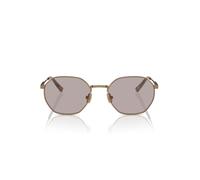 Brunello Cucinelli Bc 2003st Occhiali Da Sole Unisex Oro Geometrico Grigio 51mm Polarizzato