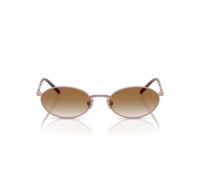 Brunello Cucinelli Bc 2006st Occhiali Da Sole Donna Acciaio Ovali Marrone 51mm