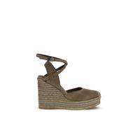 Brunello Cucinelli Beige Calf Leather Bos Taurus Espadrilles - EU40/US10