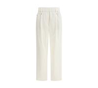 Brunello Cucinelli Beige Cotton Casual Pants - IT40 | M