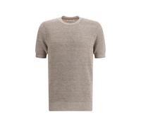 Brunello Cucinelli Beige Linen T-Shirt - IT50 | L