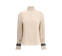 Brunello Cucinelli Beige Silk Blouse - L