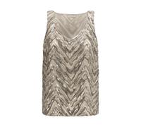 Brunello Cucinelli Beige Silk Top - L