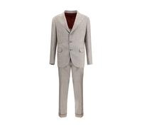 Brunello Cucinelli Beige Silk Two-Piece Suit - IT52 | XL