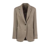 Brunello Cucinelli - Blazer monopetto a righe - - Jackets - Donna - Beige - M