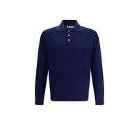 Brunello Cucinelli Blue Cashmere Polo Shirt - IT48 | M