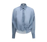 Brunello Cucinelli Blue Cotton Pattern Shirt - L
