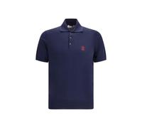 Brunello Cucinelli Blue Cotton Polo Shirt - IT50 | L
