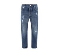 Brunello Cucinelli Blue Cotton Straight-Leg Jeans - IT50 | L