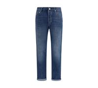 Brunello Cucinelli Blue Cotton Straight-Leg Jeans - IT52 | XL