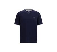 Brunello Cucinelli Blue Cotton T-Shirt - XS