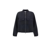 Brunello Cucinelli Blue Fleece Wool Bomber - IT44 | L