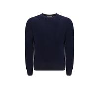 Brunello Cucinelli Blue Fleece Wool Sweatshirt - IT46 | S
