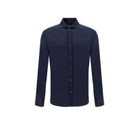 Brunello Cucinelli Blue Silk Shirt - L